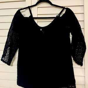 INC, size medium, cold shoulder top